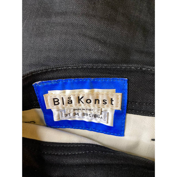 ACNE STUDIOS Bla Konst River Stay Black Jeans Mens 31x34 - Picture 3 of 6